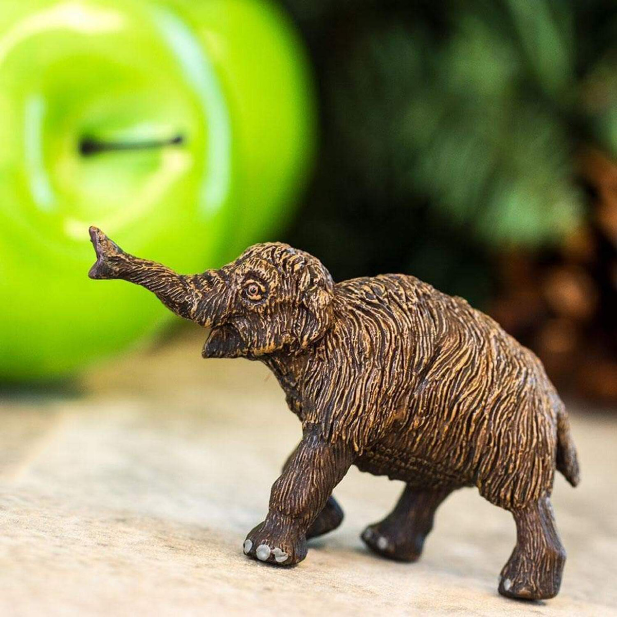 Figura Realista Mamut Lanudo Bebé Prehistórico Safari Trex