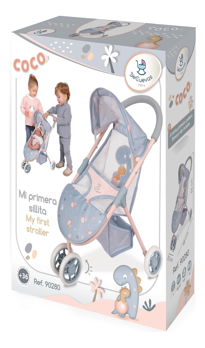 Coche De Muñeca 3 Ruedas De Cuevas Niños Bebes Cochecitos Tx