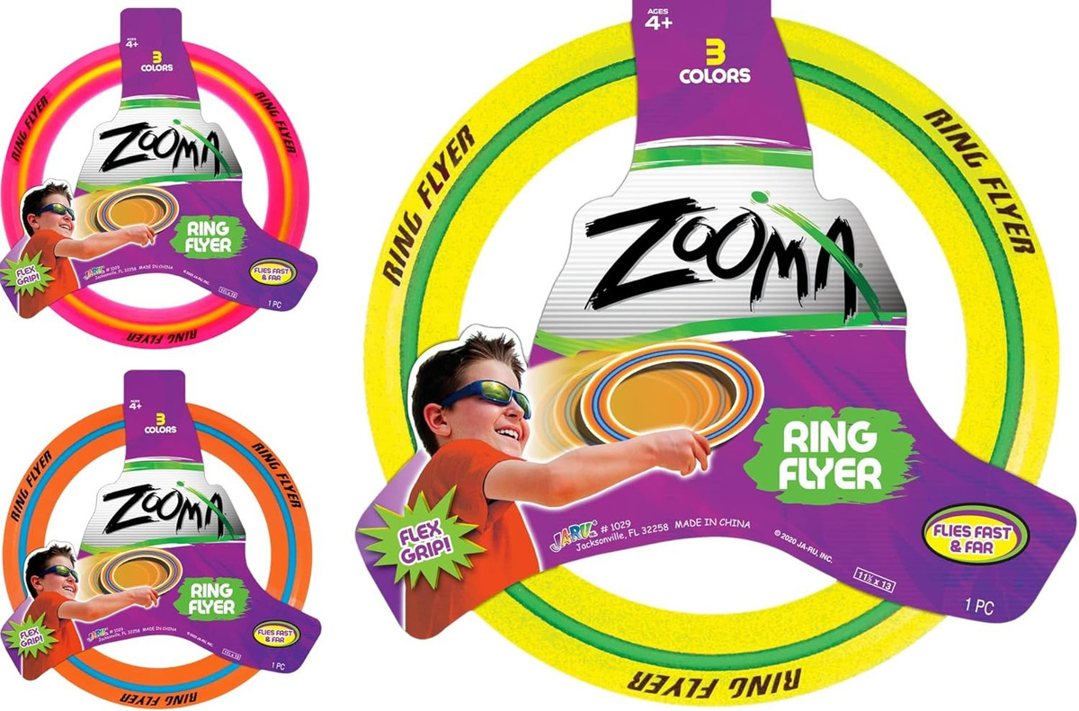 Juguete Aro Simil Platillo Volador Frisbee Flexible Ja Ru Tx
