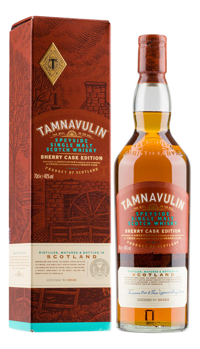 Whisky Tamnavulin Sherry Cask 700ml Botella Premium Trex