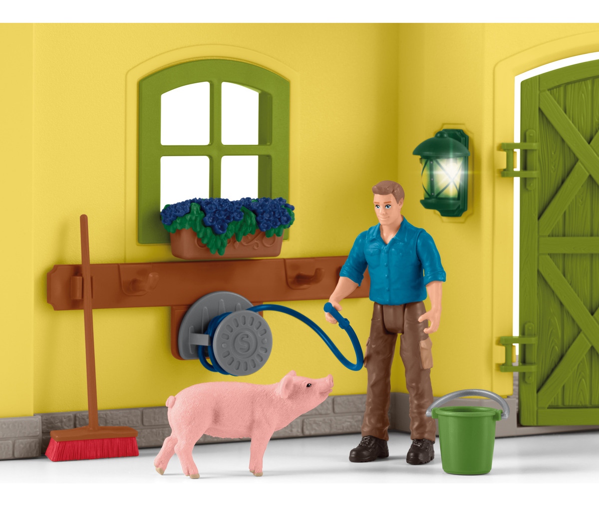 Establo Granero Animales Accesorios Farm World Schleich Tx