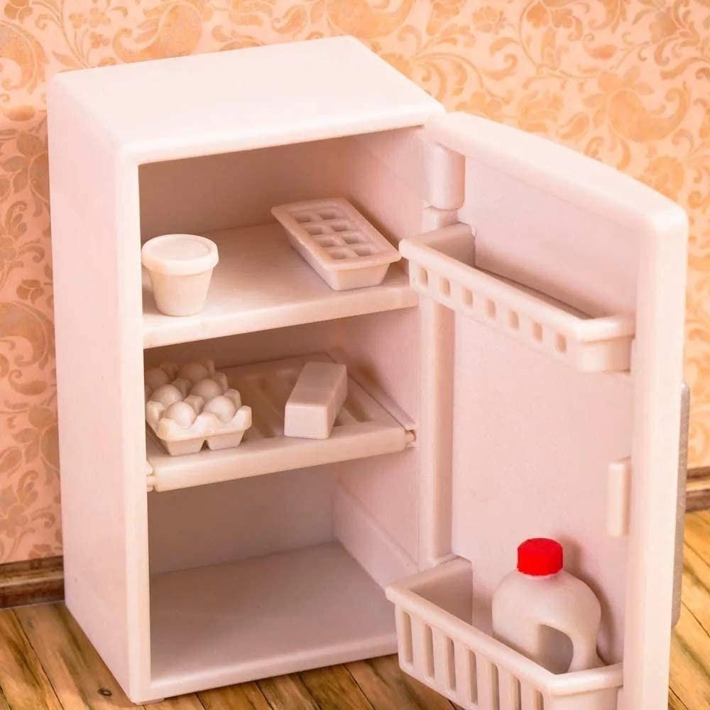 Sylvanian Families Set Heladera Con Accesorios Juguete Niños