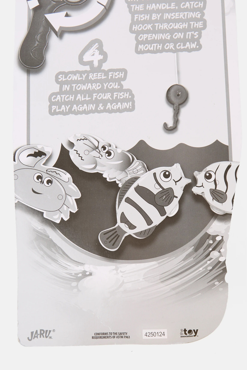 Juego Pesca Infantil Ja Ru Caña Pescar + Pesces Juguete Trex