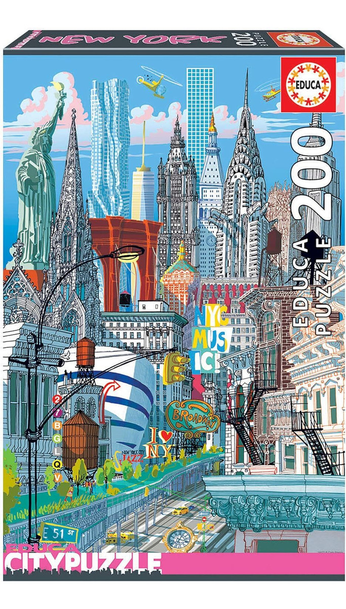 Puzzle Rompecabezas City New York 200 Piezas Educa Trex