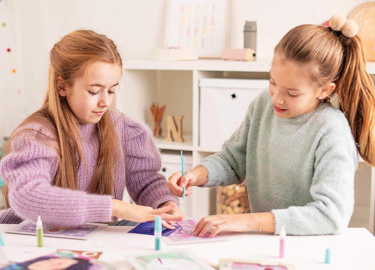 Juego Dibujo Glitter Y Brillantina Nature Friends Educa Trex