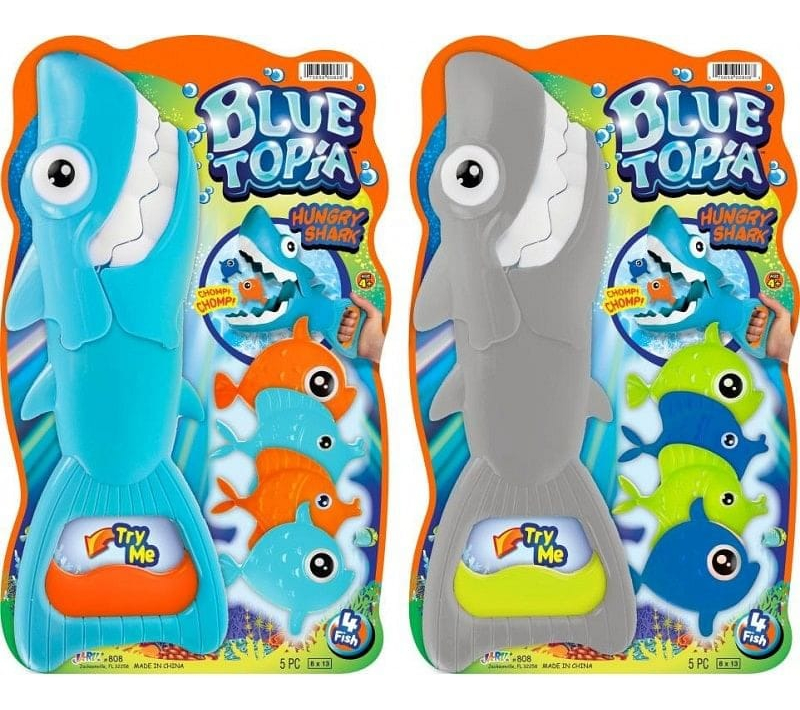 Atrapa Peces Juego Infantil Agua Motricidad Tiburon Jaru Tx