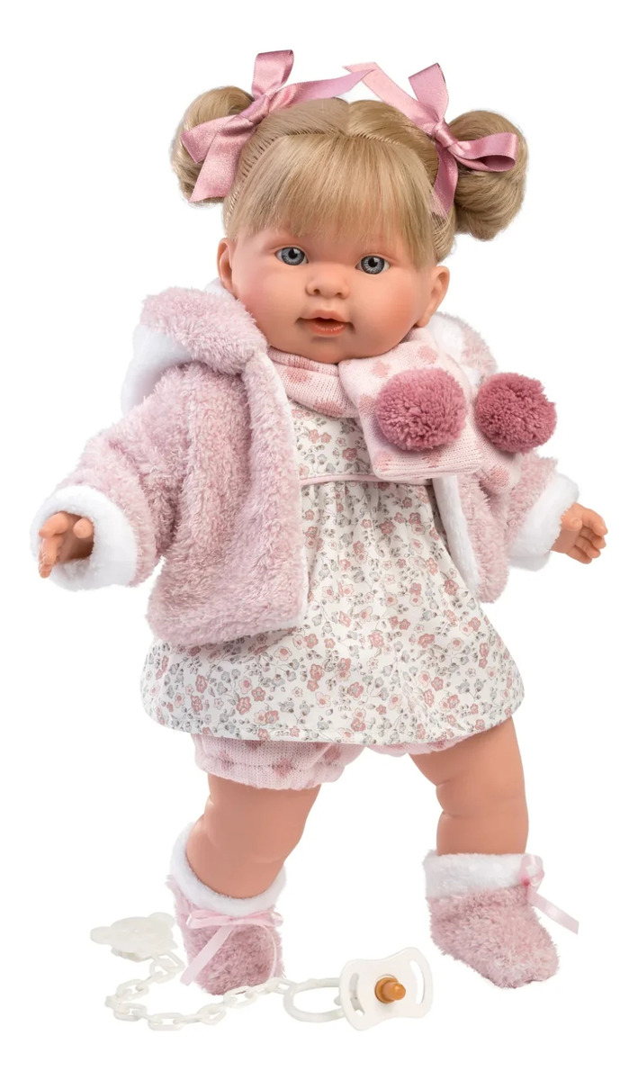 Muñeca Alexandra Llorona Llorens Bebe Realista Niña Ropa Trx