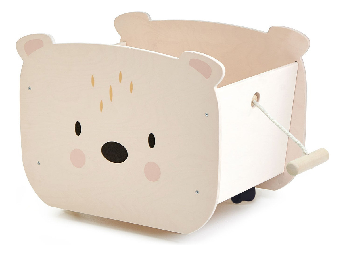 Tender Leaf Toys Cajón Con Ruedas Para Juguetes Madera Trex®