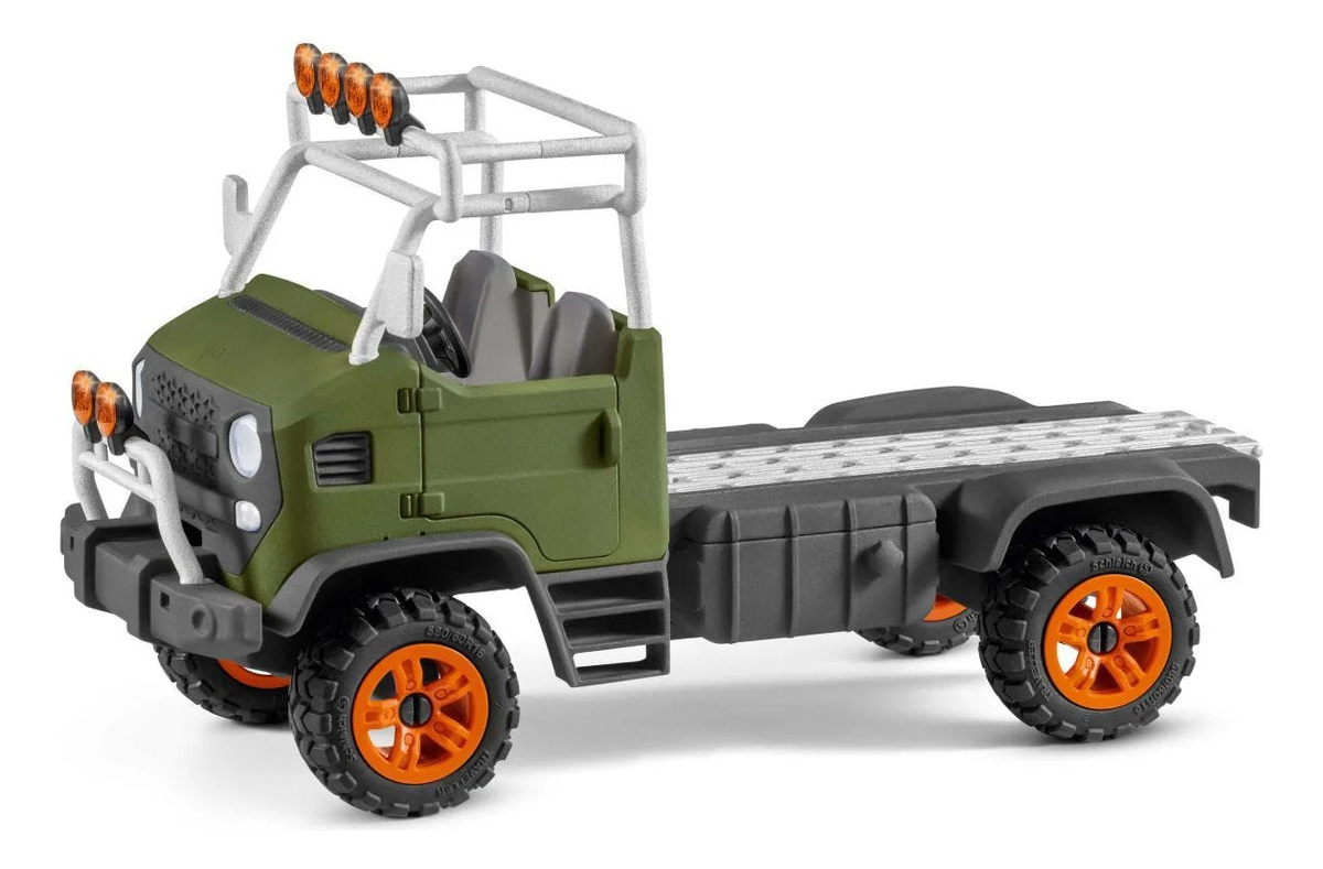 Camión Grande Rescate Animales Schleich Juguete Niño Trex