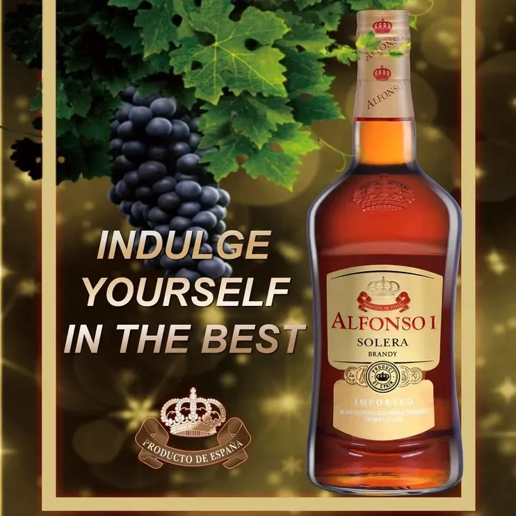Alfonso I Solera Brandy 700 Ml Importado Francia T-rex