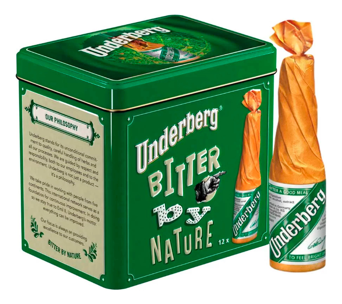 Licor De Hierbas Underberg 3 Botellitas 200ml Calidad Trex