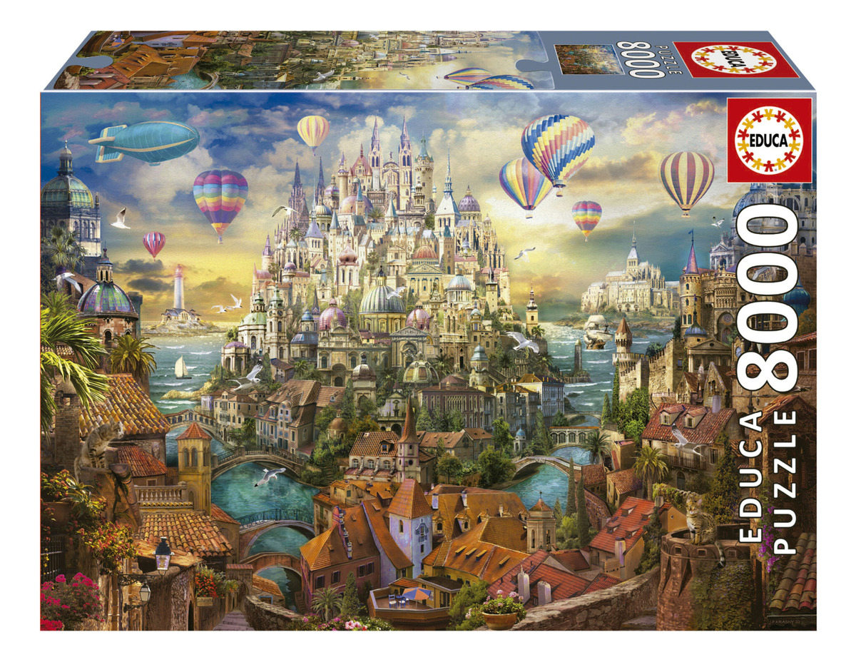 Puzzle Rompecabezas Ciudad De Los Sueños 8000 Pcs Educa Tx