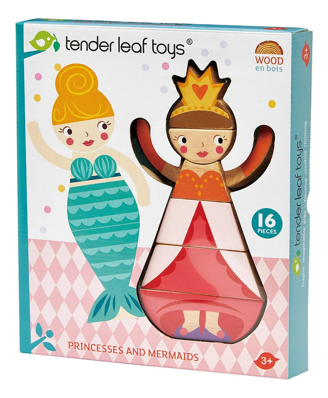 Princesas Sirenas Tender Leaf Juego Infancia Niñez Niños Tx