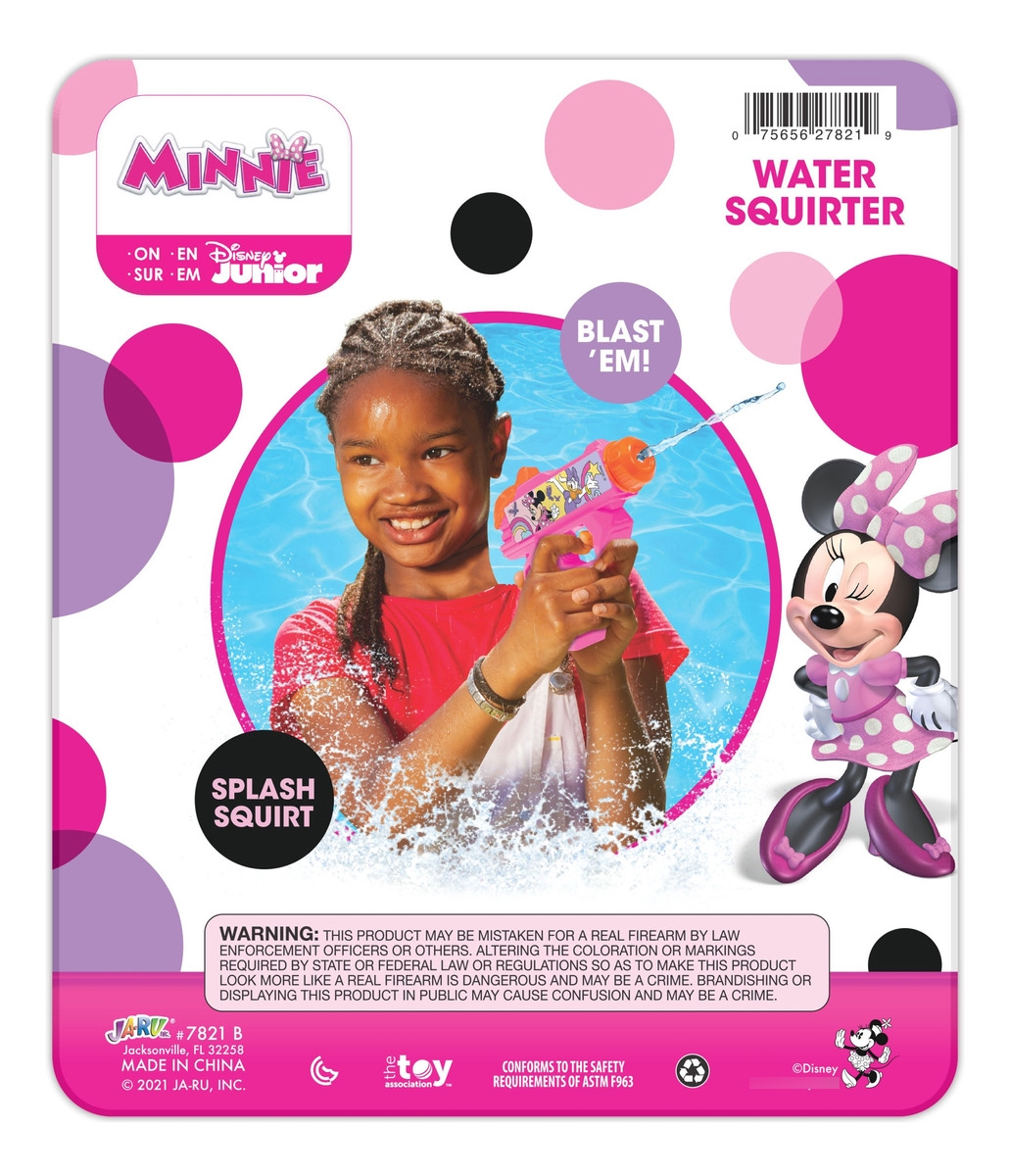 Pistola Agua Disney Mickey Stitch Minnie Jaru Tiktok Trex