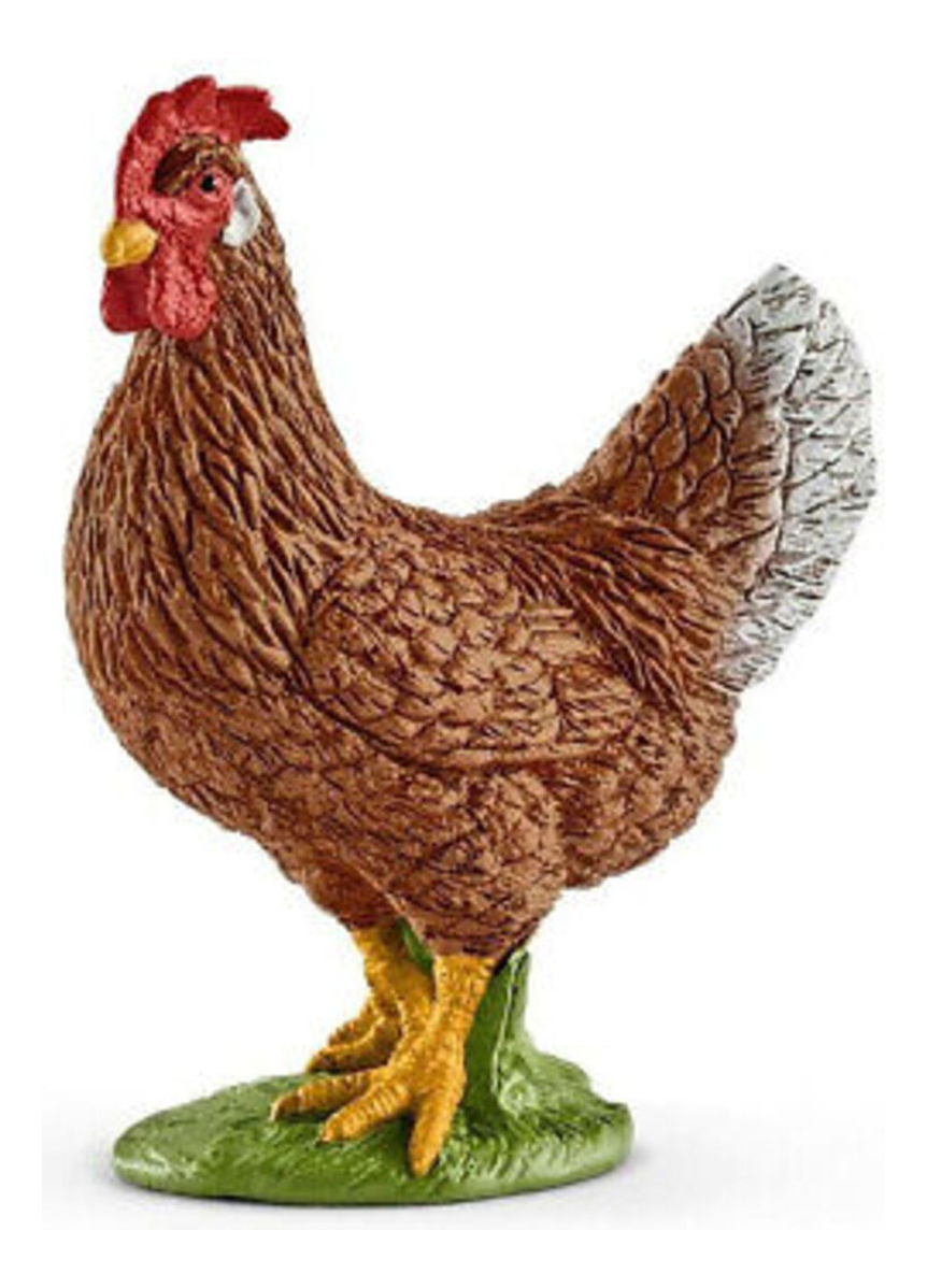 Figura Gallina Granja Huevos Farm World Realista Schleich Tx