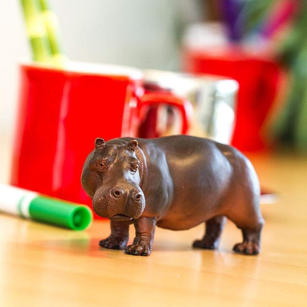Hipopotamo Figura Safari Hippopotamus Escala Muñeco Trex