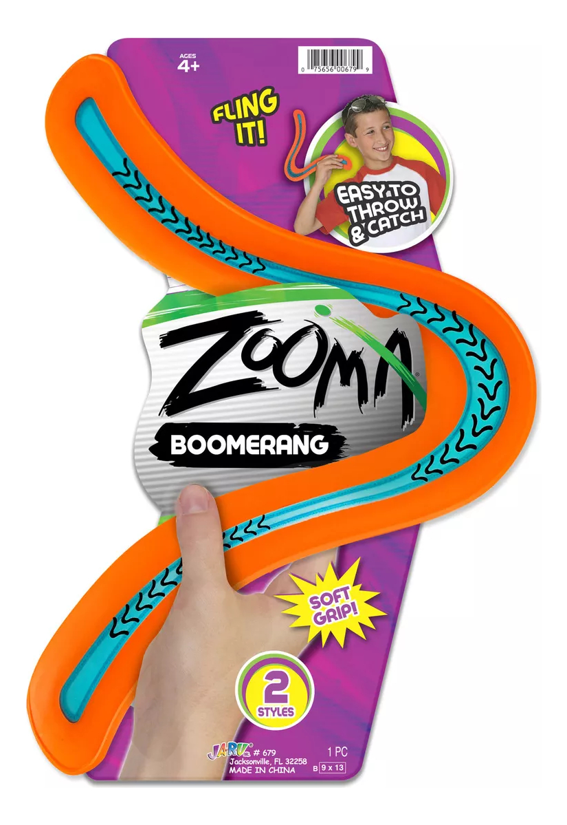 Boomerangs Lanza Atrapa Diversión Activa Agarre Ja Ru Trex