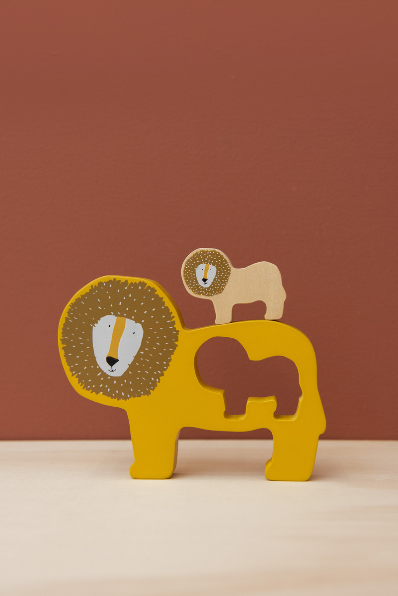 Juego Encantre Puzzle Trixie Madera Animales Bebe Trex