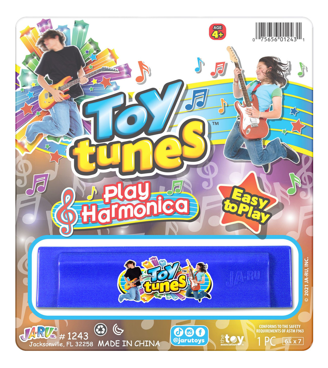 Harmonica Mini Infantil Ja Ru Juguete Tiktok Calidad Trex