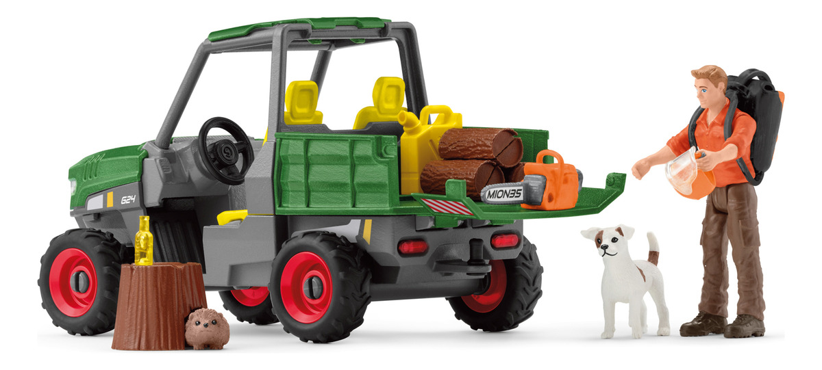 Set Granjero Con Camioneta Y Accesorios Schleich Niños Trex