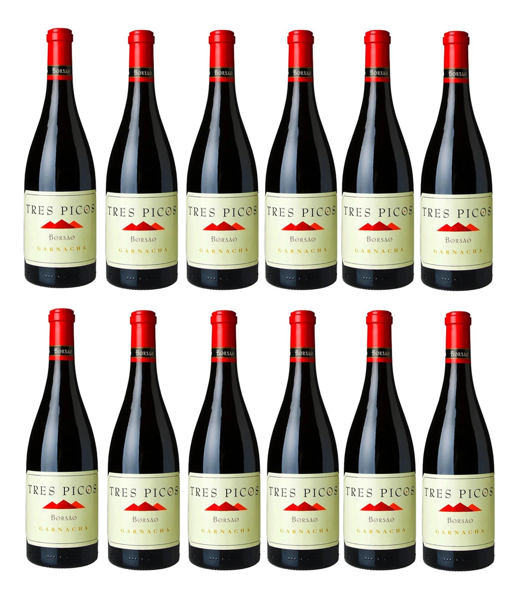 Vino X12 Borsao Tres Picos Garnacha Reserva Tinto 750ml
