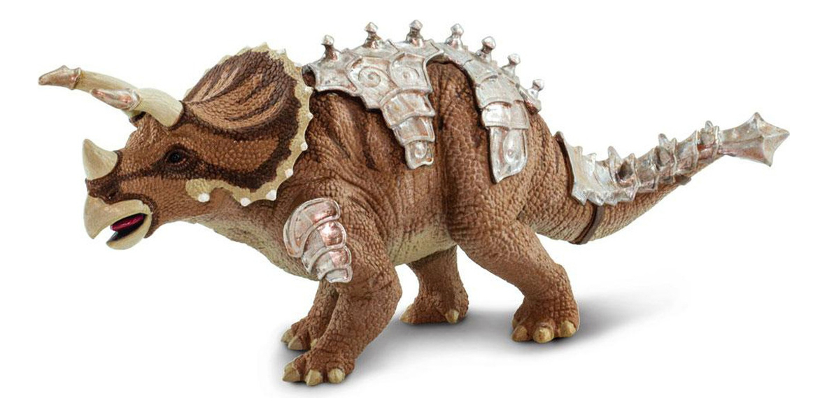 Triceratops Armored Dinosaurio Blindado Safari Muñeco Trex