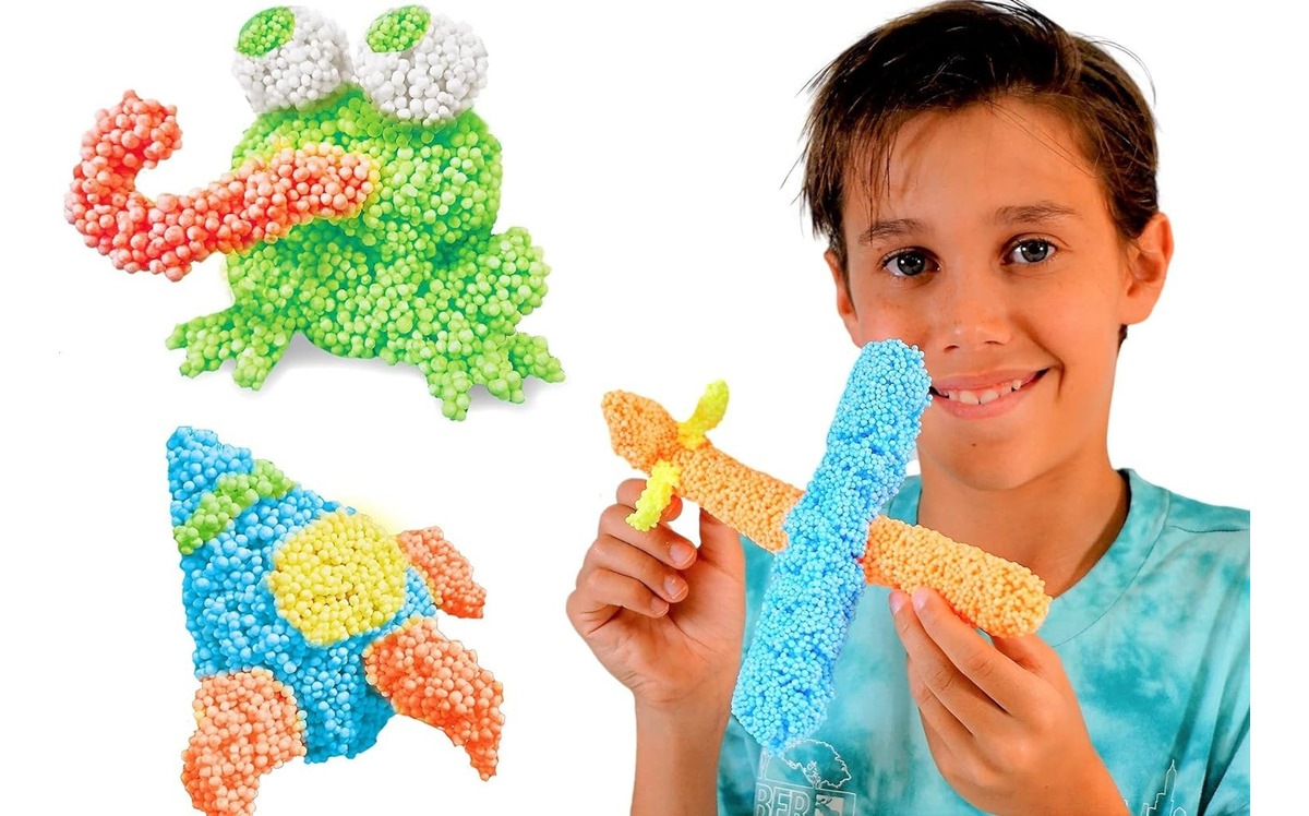 Masa Molde Bolitas Recreacion Mega Pack X6 Ja Ru Infantil Tx