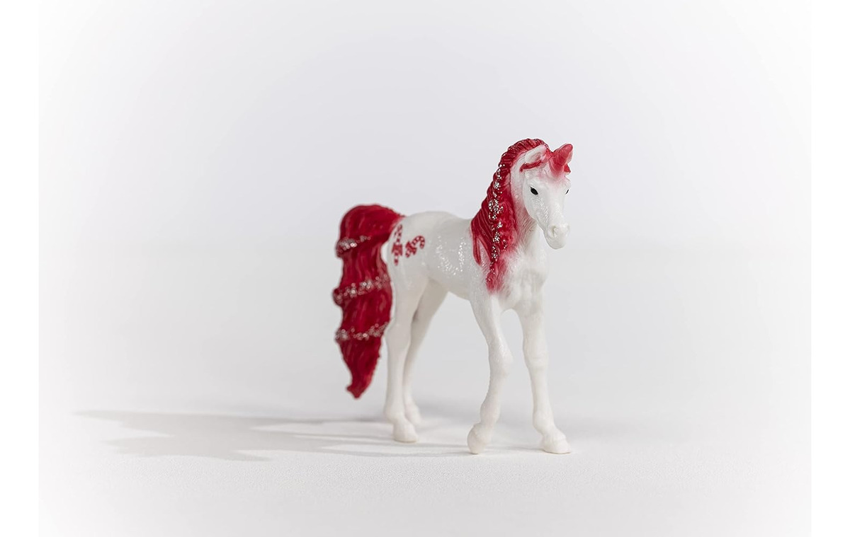 Figura Unicornio Candy Cane Bayala Schleich Caballo Trex