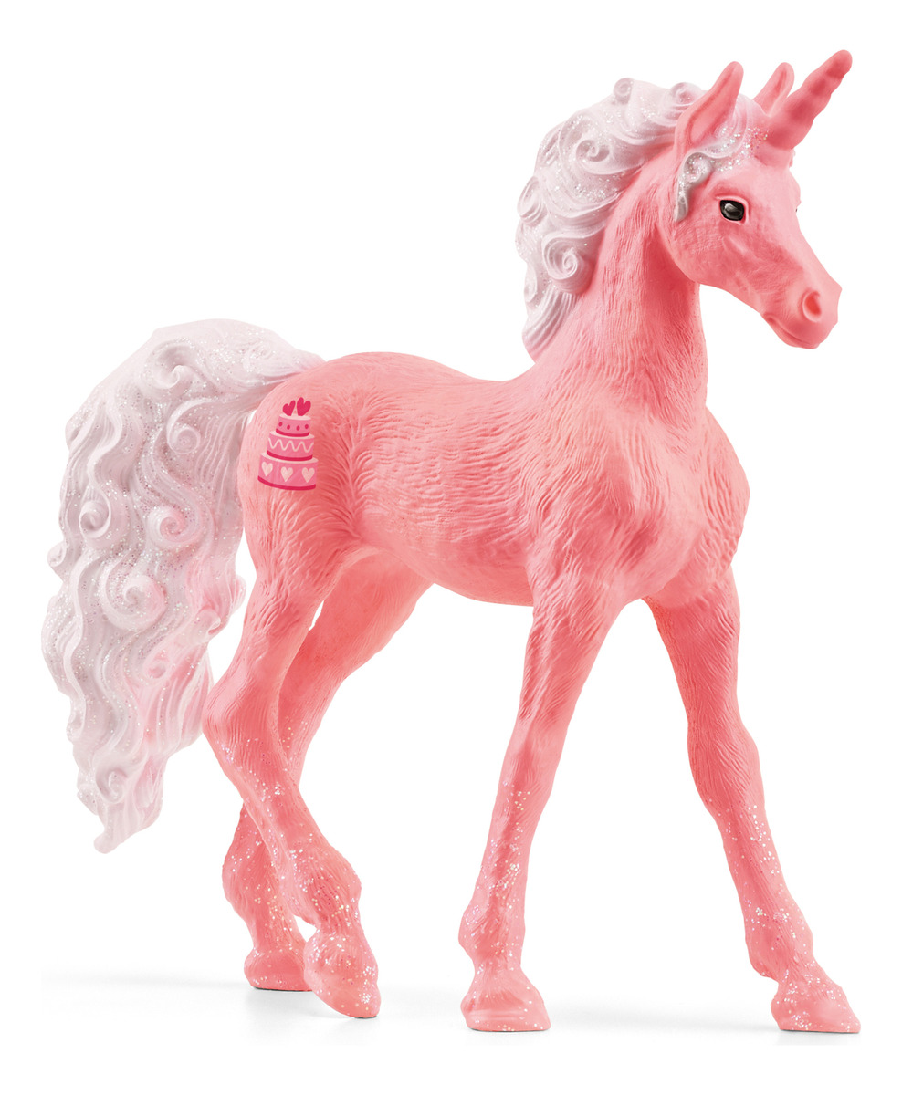 Figura Unicornio Tarta Cumpleaños Bayala Realista Schleich