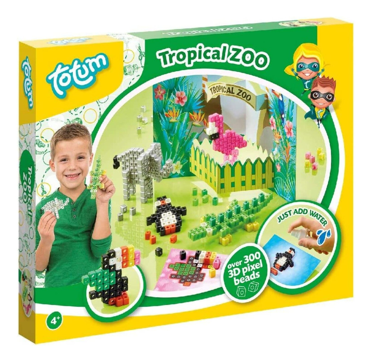 Totum Manualidades Perlas De Pixel 3d Animales Juguete Trex