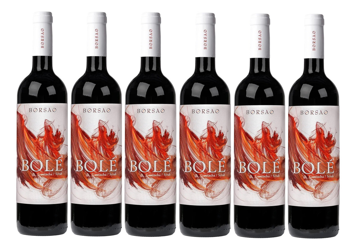 Vino X6 Bolé Reserva Tinto Borsao Botella 750ml Premium Trex