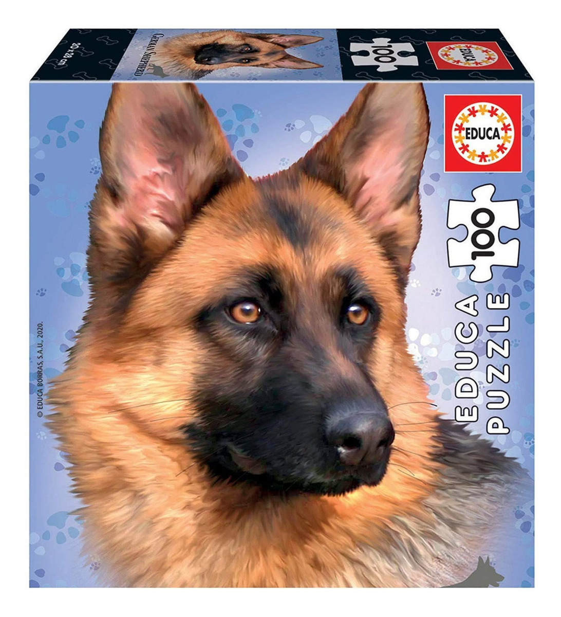 Puzzle 100 Piezas Perro Pastor Aleman Rompecabezas Educa Tx