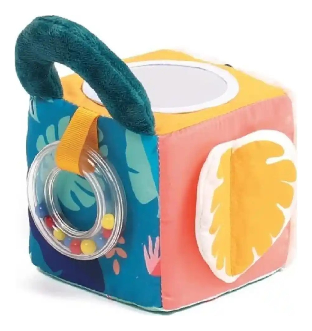 Juguete Sensorial Cubo De Tela Ludi Desarrollo Motriz Trex