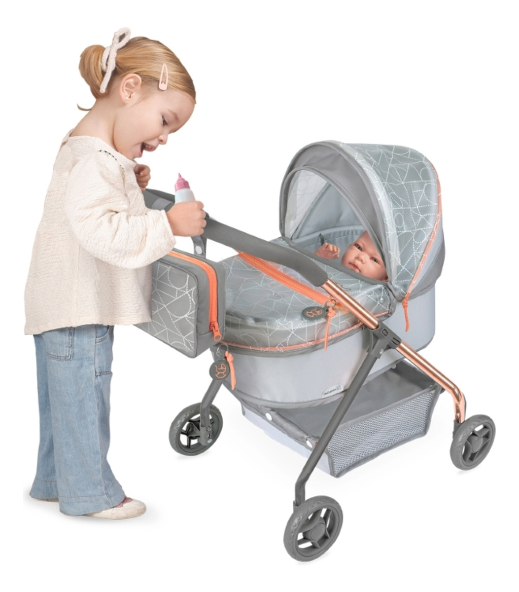 Coche Carrito Muñeca Ruedas De Cuevas Llorens Reborn Cytix