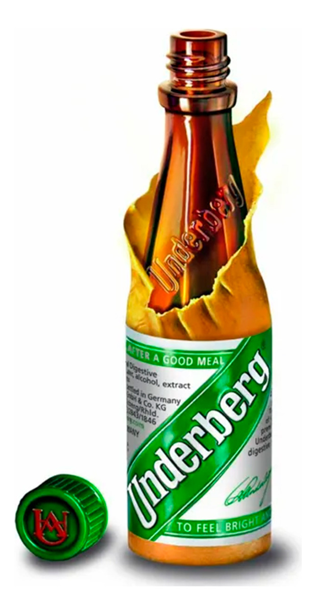 Licor De Hierbas Underberg 3 Botellitas 200ml Calidad Trex