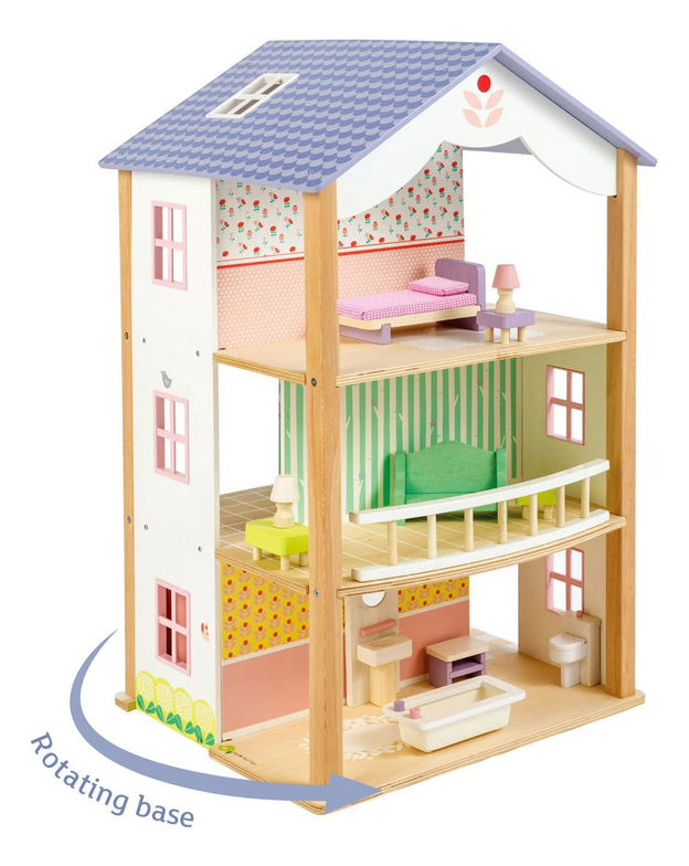 Villa Bluebird Tender Leaf Juegos Juguetes Madera Niño Tx