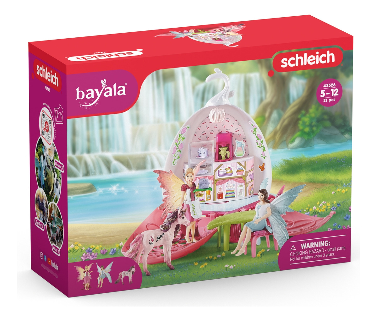 Figura Fairy Sera Con Flor Unicornio Hada Schleich Trex