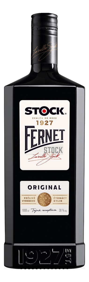 Fernet Stock Original 1 Litro Premium Importado Calidad