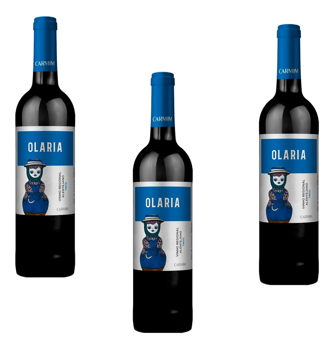 X3 Vino Tinto Olaria Botella 750 Ml Importado Premium Trex