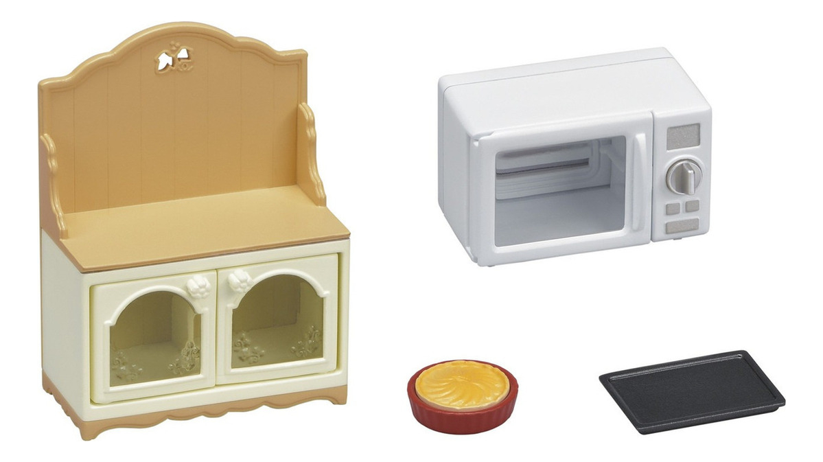 Sylvanian Families Mueble Microondas Accesorio Juguete Niños