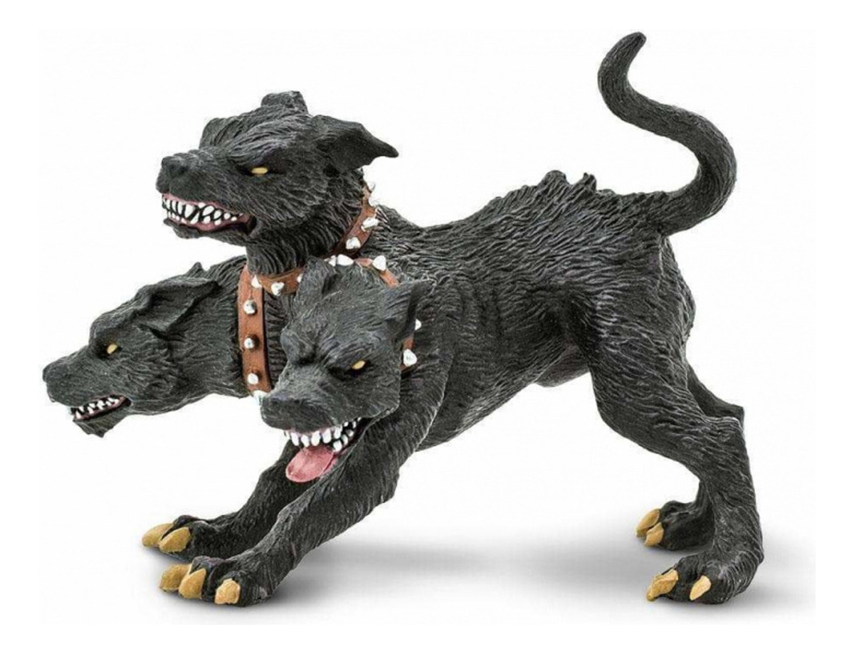 Cerberus Mítico Safari Muñeco Colección Escala Niño Trex