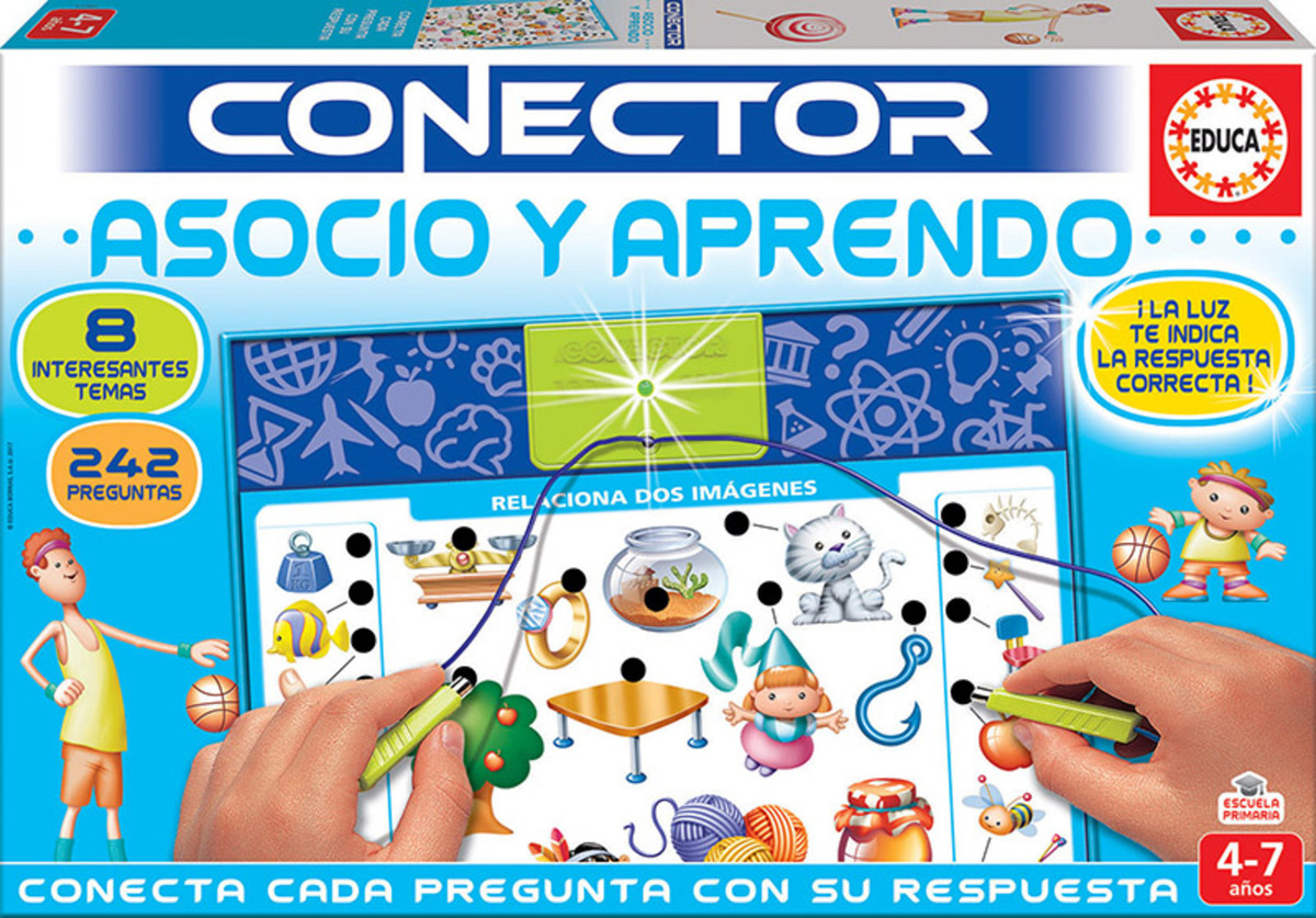 Juego Conector Asocio Y Aprendo Didactico Educa Niños Tx