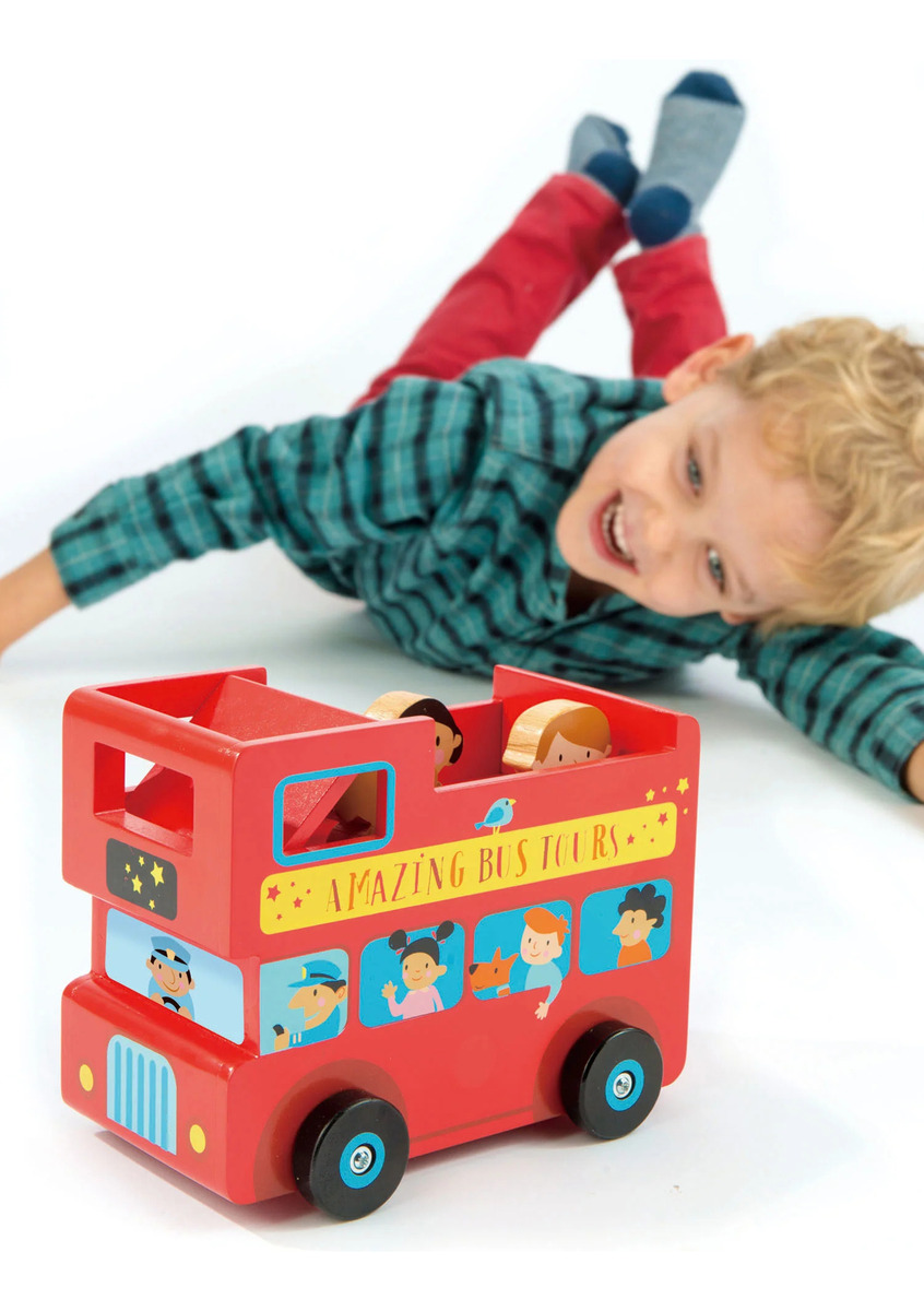 Tender Leaf Toys Taxi Animales Juego Infantil Madera Trex®
