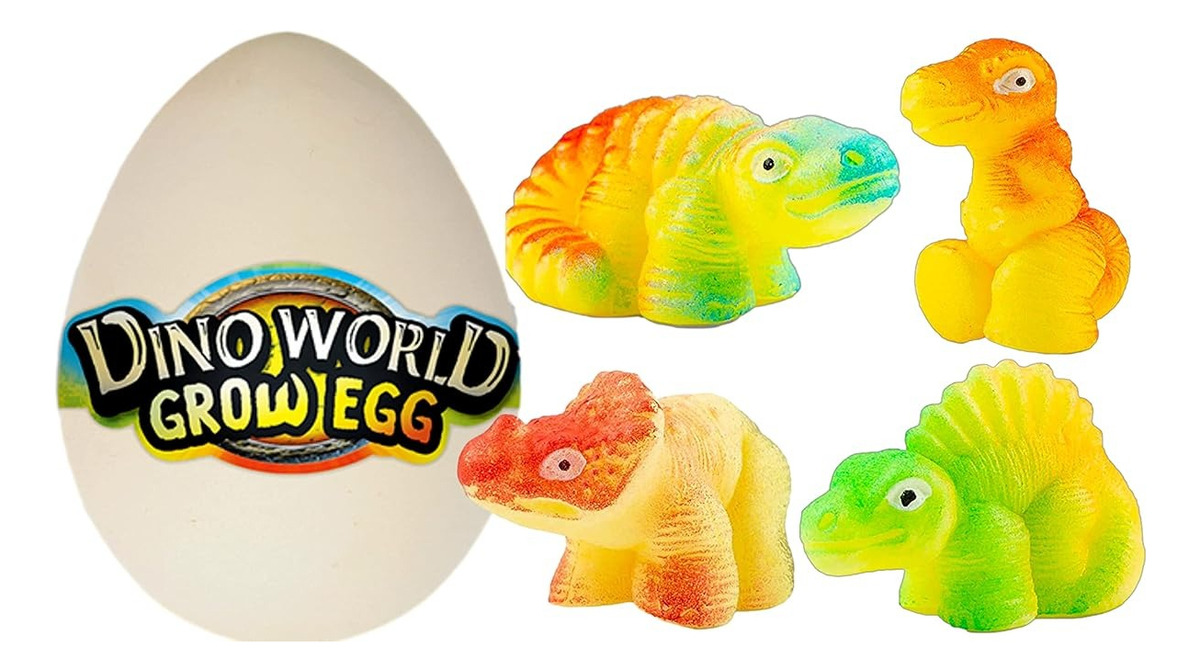 Huevo Dinosaurio Que Crece Sorpresa Dino World Sumergible Tx
