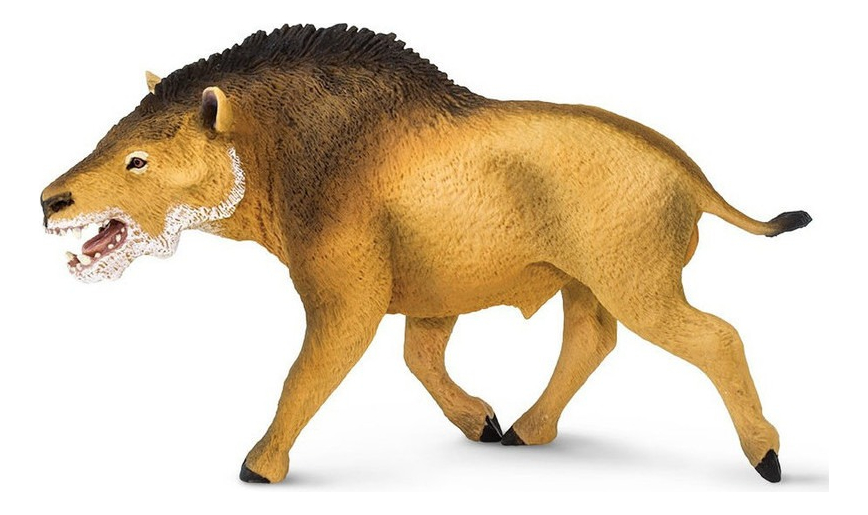 Daeodon Mamifero Cuernos Safari Realista Colección Niño Tx