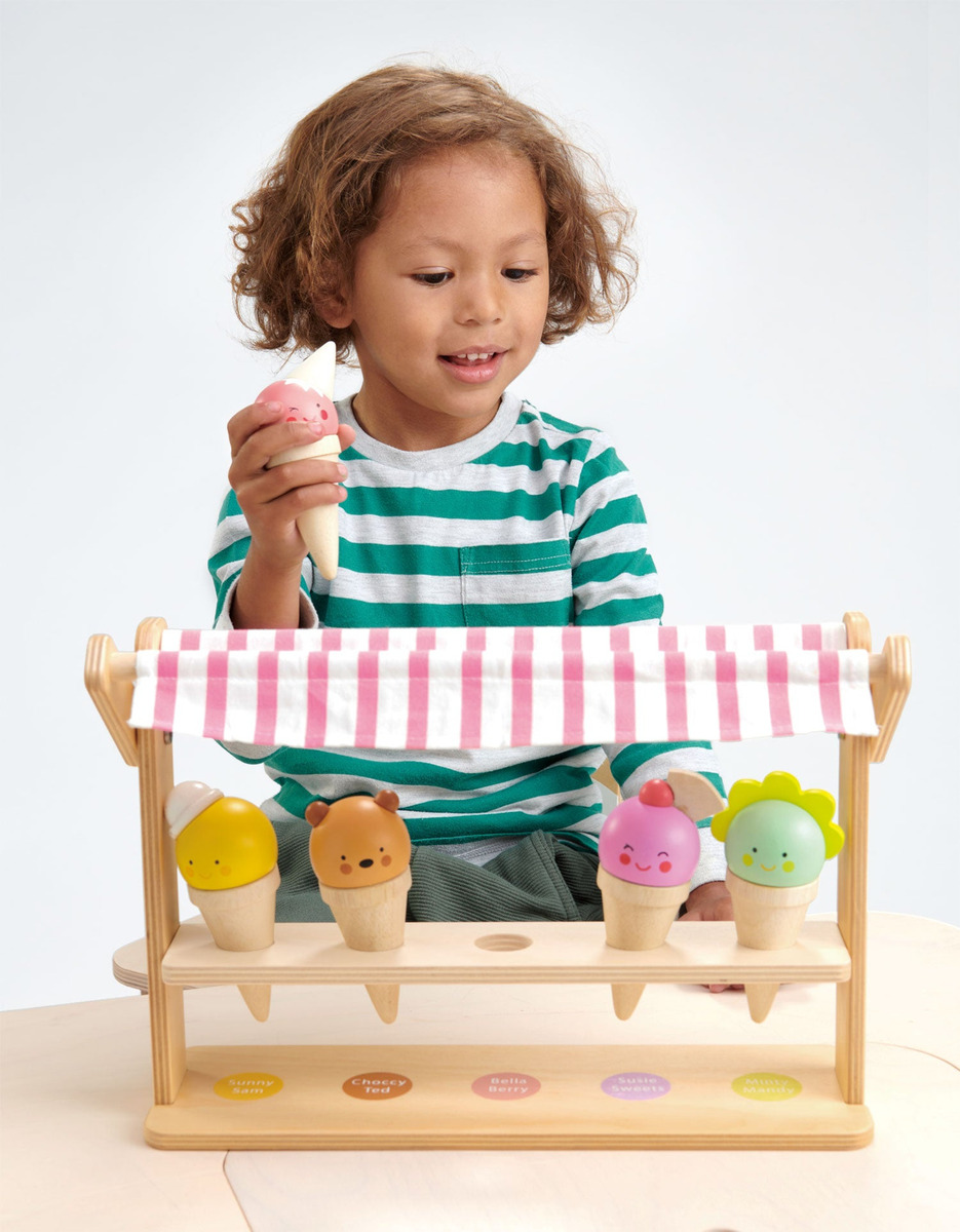 Juego Helados Tienda Madera Tender Leaf Toys Infantil Trex