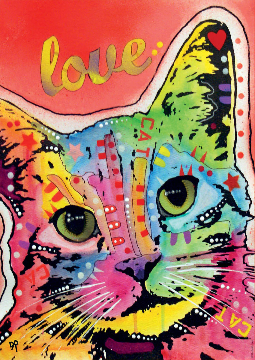 Puzzle Rompecabezas Cat Love Amor Gato Colores 1000pcs Educa