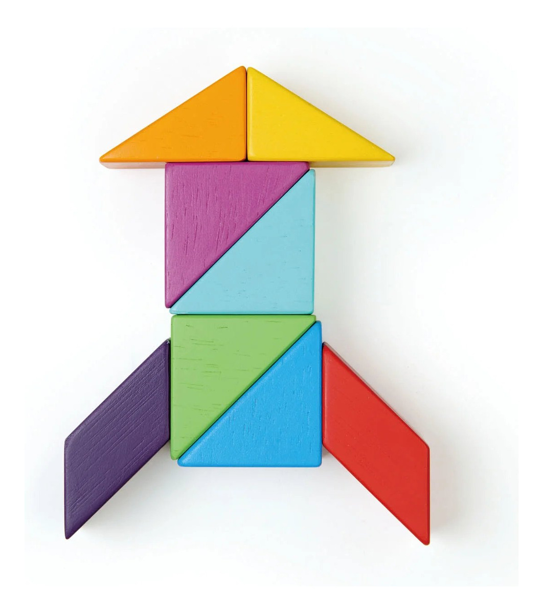 Bloques Magneticos Tender Leaf Creatividad Juguete Madera Tx