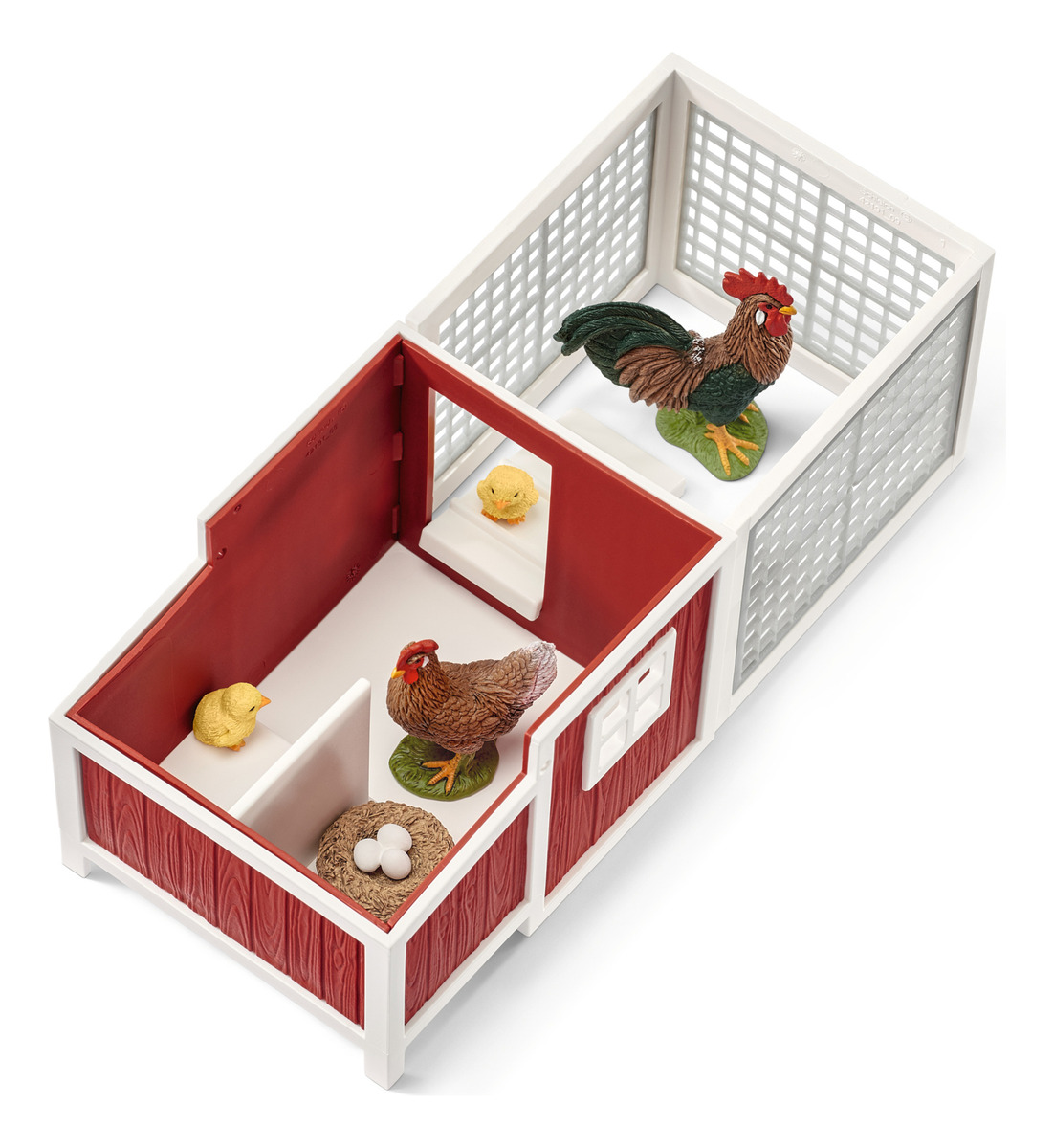 Set Granja Gallinero Pollitos Coleccionables Schleich Trex