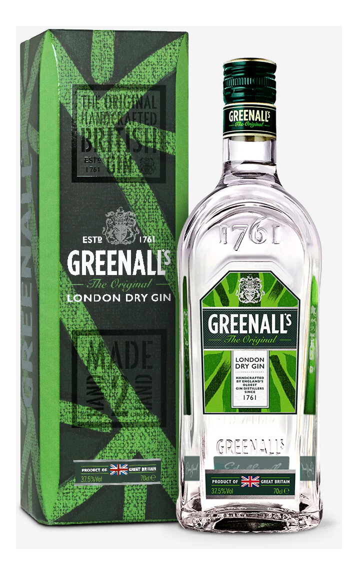 Gin Ginerba Greenall's London Dry 750 Ml Premium Trex